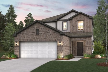 New construction Single-Family house 12510 Llano Estacado Drive, Cypress, TX 77433 HAMPTON- photo 0