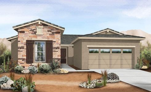 New construction Single-Family house 22786 E Pegasus Parkway, Queen Creek, AZ 85142 Cinnabar- photo 0