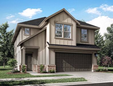 New construction Single-Family house 7131 Clearwater Cove Drive, Cypress, TX 77433 Guadalupe- photo 0