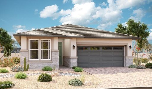 New construction Single-Family house 40085 W Elm Drive, Maricopa, AZ 85138 Larimar- photo 0