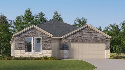 New construction Single-Family house 970 Garden Path Drive, Willis, TX 77378 Hendrix- photo 0