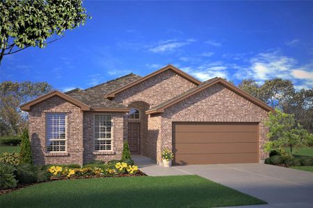 New construction Single-Family house 1209 Elgar Trail, Fort Worth, TX 76247 PORTALES- photo 0