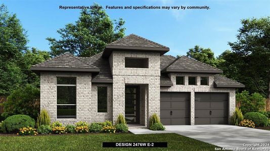 New construction Single-Family house 3090 Mckinnie Park, Bulverde, TX 78163 Design 2476W- photo 0 0