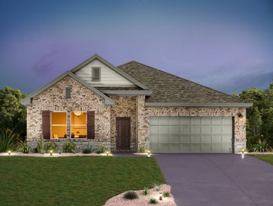 New construction Single-Family house 179 Grand Teton Drive, Kyle, TX 78640 Lancaster Homeplan- photo 0