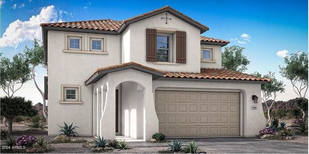 New construction Single-Family house 1295 West Macaw Court, San Tan Valley, AZ 85140 Desert Rose- photo 0 0