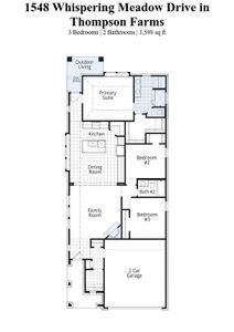 New construction Single-Family house 1548 Whispering Meadow Drive, Van Alstyne, TX 75495 Carlton Plan- photo 1 1