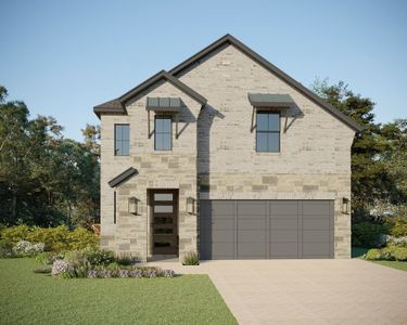 Plan 1477 Elevation C with Stone