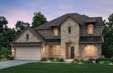 New construction Single-Family house 1737 Donetto Drive, Leander, TX 78641 Lawson- photo 0