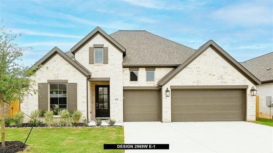 New construction Single-Family house 1737 Windward Way, Seguin, TX 78155 Design 2969W- photo