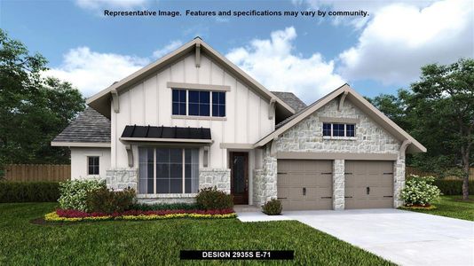 New construction Single-Family house Design 2935S, Ford Trail, New Braunfels, TX 78130 - photo