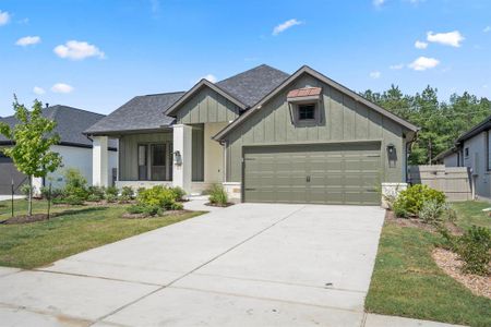 New construction Single-Family house 17331 Sunflower Petals Trail, Conroe, TX 77302 Sage- photo 1 1
