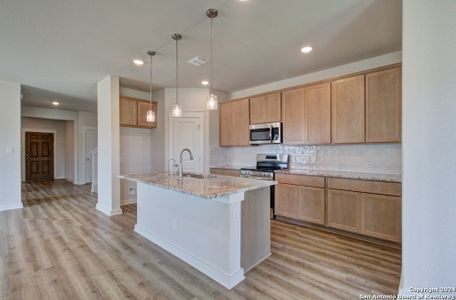 New construction Single-Family house 981 Gray Cloud Drive, New Braunfels, TX 78130 Landmark Series - Meyerson- photo 4 4