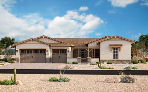 New construction Single-Family house 20957 East Starflower Drive, Queen Creek, AZ 85142 Amarante- photo 0 0