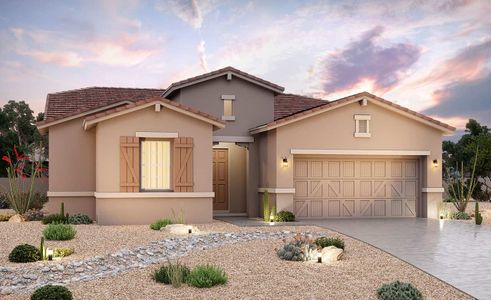 New construction Single-Family house Hacienda Series - Crimson, 3051 North 202nd Drive, Buckeye, AZ 85326 - photo