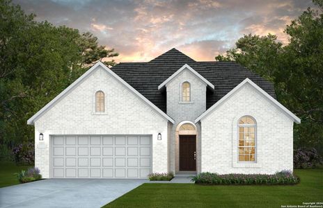 New construction Single-Family house 12118 Josey Wales Way, San Antonio, TX 78254 Mooreville - 3-Car Garage- photo 0