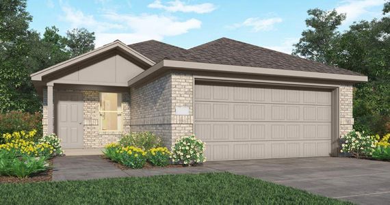 New construction Single-Family house 17907 Becker Landing Drive, Hockley, TX 77447 Camellia II- photo 0 0