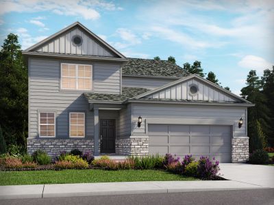 New construction Single-Family house The Evergreen, Hilltop Drive, Windsor, CO 80550 - photo