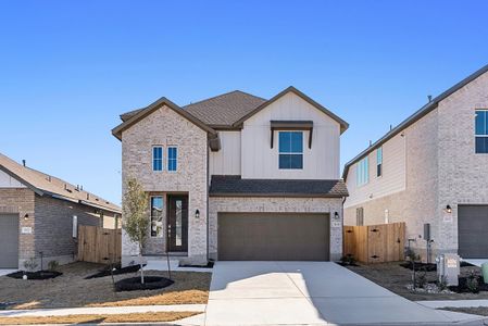 New construction Single-Family house 3619 Twin Glades Pass, Austin, TX 78610 Mariposa- photo 1