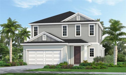 New construction Single-Family house 9961 Cross River Trail, Parrish, FL 34219 Heritage- photo 0