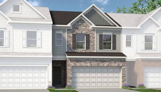 New construction Townhouse house 3620 Powder Springs Road, Powder Springs, GA 30127 - photo 7 7