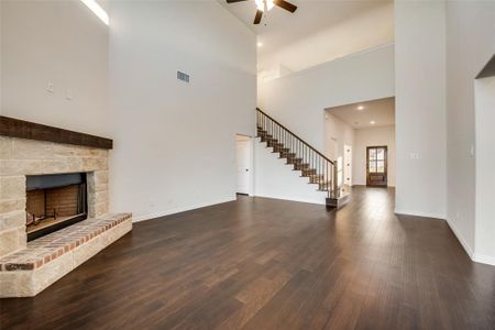 New construction Single-Family house 151 Spicewood Trail, Rhome, TX 76078 Camellia- photo 10 10