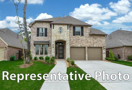 New construction Single-Family house 812 Fall Rock Branch Court, Conroe, TX 77304 The Albany- photo 0