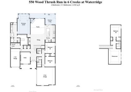 New construction Single-Family house 550 Wood Thrush Run, Kyle, TX 78640 232 Plan- photo 1 1