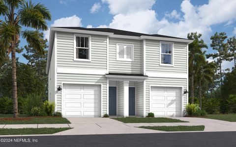 New construction Townhouse house 865 Hartsill Place, Jacksonville, FL 32218 Juniper- photo 0