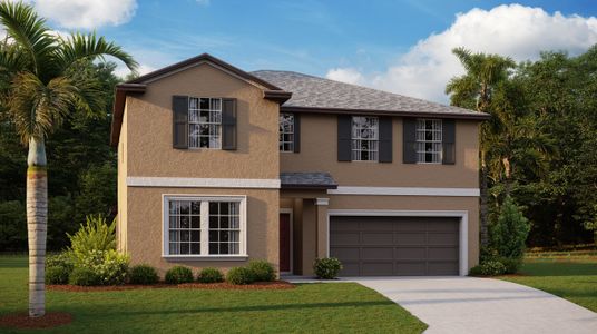 New construction Single-Family house 36690 Garden Wall Way, Zephyrhills, FL 33541 - photo 1 1