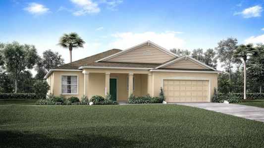 New construction Single-Family house 2221 Elegant Manor Circle, Edgewater, FL 32141 The Clearwater- photo 0