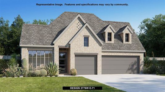 New construction Single-Family house 13441 Hidden Falls Drive, Fort Worth, TX 76008 Design 2776W- photo 0 0