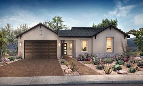 New construction Single-Family house 34377 N Sandpiper Trl, Queen Creek, AZ 85144 Plan 5014 Exterior C- photo 0