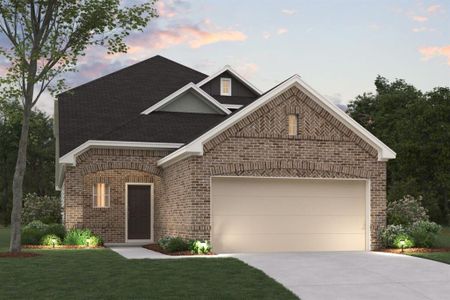 New construction Single-Family house 21622 Wave Hollow Drive, Cypress, TX 77433 Rosemary - Smart Series- photo 0