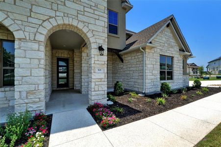 New construction Single-Family house 501 Fawnhollow Ct, Liberty Hill, TX 78642 The Drummond- photo 1 1