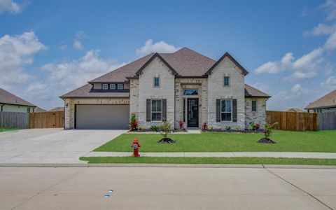 New construction Single-Family house 15327 Spring Lake Avenue, Mont Belvieu, TX 77523 - photo 1 1