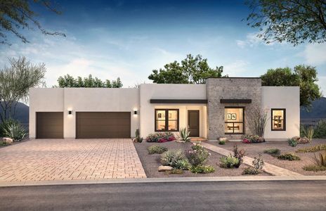 New construction Single-Family house 34187 N Borgata Trl, Queen Creek, AZ 85144 Plan 7524 Exterior B- photo 0 0