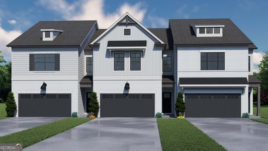 New construction Townhouse house 219 Auburn Depot Drive, Auburn, GA 30011 Cheshire- photo 0