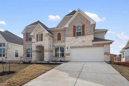 New construction Single-Family house 115 Caponi Fish Ln, Hutto, TX 78634 William Homeplan- photo 2 2