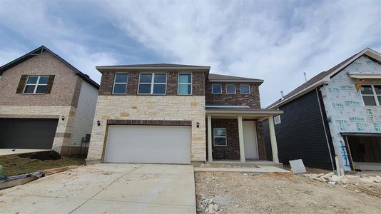 New construction Single-Family house 109 Pinyon Pine Pass, Hutto, TX 78634 Knox Homeplan- photo 1 1