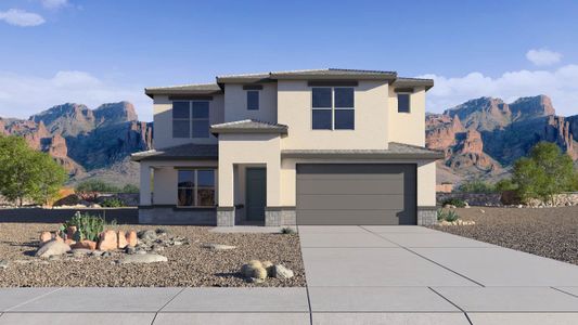 New construction Single-Family house Phoenician, 9416 North 178th Drive, Waddell, AZ 85355 - photo