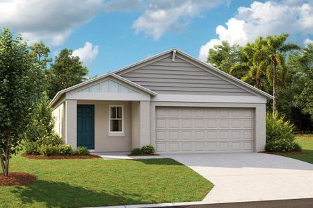 New construction Single-Family house 12961 Pasture Woods Place, Lithia, FL 33547 The Alicante- photo 0