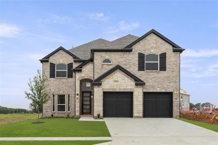 New construction Single-Family house 2017 Valencia Drive, Little Elm, TX 75068 Princeton 2F-EW- photo