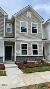 New construction Townhouse house 4921 Microcline Trail, Raleigh, NC 27610 Meredith- photo 0