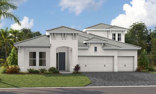New construction Single-Family house 10414 Longmeadow Ave, Parrish, FL 34219 Biscayne II- photo 0 0