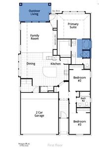 New construction Single-Family house 5140 Westhaven Circle, Denison, TX 75020 Morgan Plan- photo 1 1