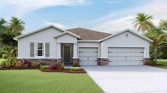New construction Single-Family house 3515 Crooked River Drive, Plant City, FL 33565 Camden- photo 0