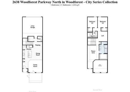 New construction Condo/Apt house 2638 Woodforest Parkway, Montgomery, TX 77316 Berkley Plan- photo 1 1