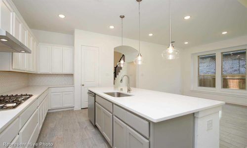 New construction Single-Family house 144 Sea Pink Ln, Georgetown, TX 78628 Griffith Plan- photo 7 7