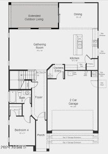 New construction Single-Family house 5648 W Chuck Box Road, Laveen, AZ 85339 Erikson- photo 1 1