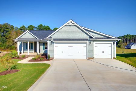 New construction Single-Family house 45 Winterwood Drive, Benson, NC 27504 Red Camellia- photo 0